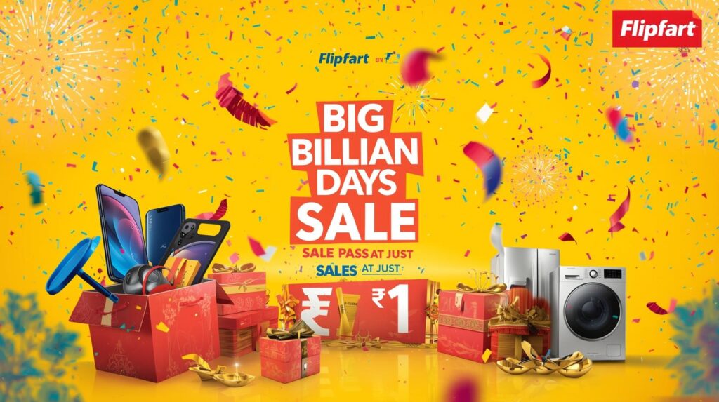 Flipkart Big Billion Days 2025: Massive Deals Kick Off With ₹1 Sale Pass!
